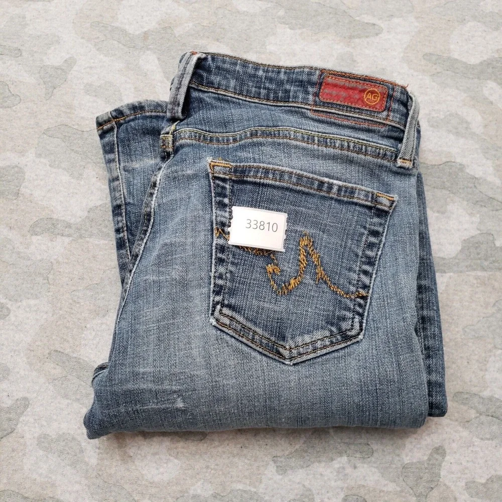 Vintage Adriano Goldschmied Jeans Women's 30‎ Blue Flared Denim Medium Wash Y2K